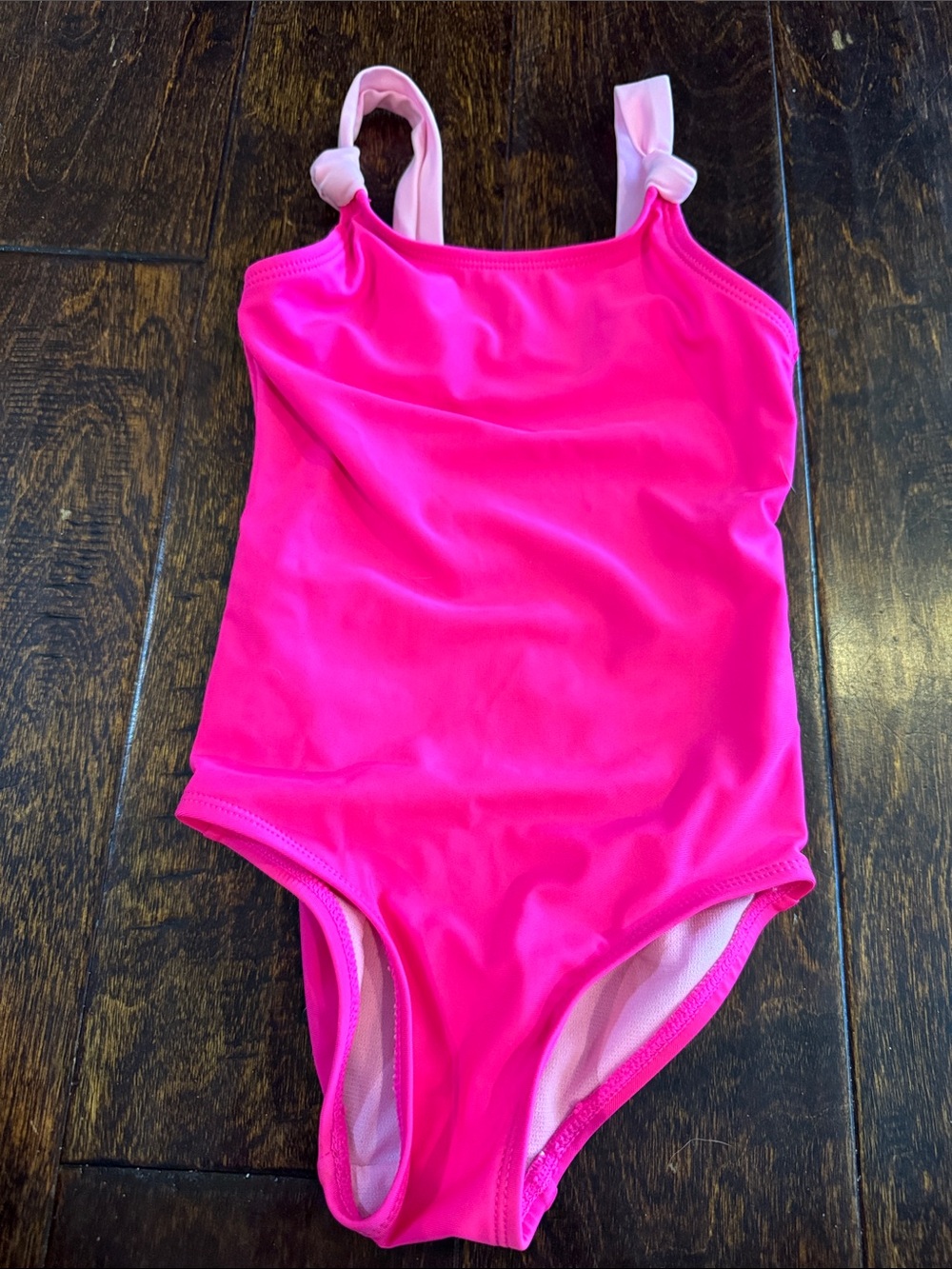 wonder nation Hot Pink One-Piece Girls Swimsuit